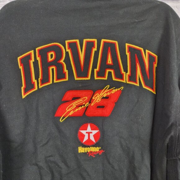 Chase Authentics NASCAR Earnie Irvan #28 RYR Racing Full Zip Black Medium Jacket - Picture 14 of 16